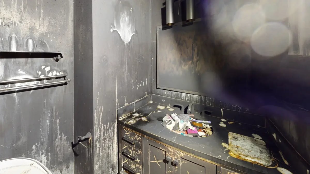 Fire - Cantara Bathroom Fire